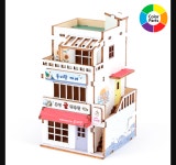 [다복점빵] 영공방 프라모델 미니 통영 굴구이 동피랑 까페 (YM933) : 다복점빵