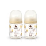 그린핑거 베베그로우 PA 퓨어베이비 (북극곰) 디자인 트윈팩 160ml (노꼭지)+젖꼭지 2개 세트 : 그린핑거 스토어