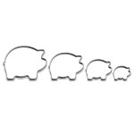 쿠키커터 다양한 돼지 작은 금형 도구 플라스틱 동물 장식 커터 케이크 퐁당 모양 비스킷 H0010ABCD : 코알라열둘