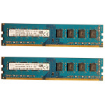 SK 하이닉스 DDR3 8GB 1600MHz RAM, 2Rx8 PC3L 12800U 메모리, 데스크탑 UDIMM : 글로리22
