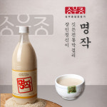 송우종발효명가 전통막걸리 명작 900ml 3병 : 송우종명가