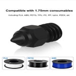 CR6 SE 하드 스틸 황동 구리 도금 노즐 MK8 깍지 CR5 프로 엔더 3 S1 CR10 V2 5 04 06MM : 바른바이