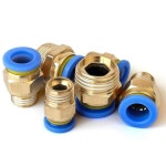 PC 공압 피팅 에어 커넥터 퀵 PC4M5 PC401 1/8 1/4 3/8 수 스레드 50개 : 링크코드