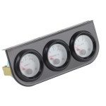 범용 자동차 트리플 게이지 키트 전압계 수온 오일 압력 액세서리 DC 12V 3 in 1 : 유진상사 스토어