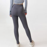 스포츠 요가 필라테스 일상 하이웨스트 슬림핏 안감 기모레깅스 : Seven Store