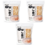 두보식품 오븐에 구운 쌀 누룽지 1kg 3개 과자 끓여먹는 간식 칩 아침 대용 숭늉 가정용 업소용 : 티에이치인터내셔널