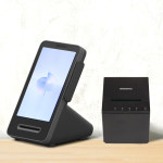 토스프론트 카드단말기 미니 키오스크 신규 교체 포스기 영수증프린트 세트 : 지성정보통신