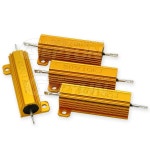 알루미늄 파워 금속 쉘 케이스 권선 저항기 005 01 1 2 6 8 10 20 500 750 800 1K OHM 001100K 50W개 : 바른코드