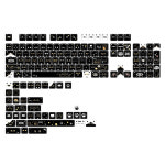 Soulcat 고함량 PBT 염료승화 한글 영어 키캡 142키 커스텀키보드 교체용 (검은고양이 네로) : 제트포인트