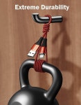 HOINZN USB C 케이블 2팩 6FT 고속 충전 내구성 브레이드형 BTOCC01R06 : 글로벌 바이브