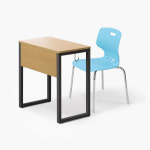 W600 모던 학교 학원 교실 책상의자세트 S0412 : 하이솔로몬교구