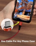 HOINZN USB C 케이블 2팩 6FT 고속 충전 내구성 브레이드형 BTOCC01R06 : 글로벌 바이브