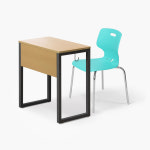 W600 모던 학교 학원 교실 책상의자세트 S0412 : 하이솔로몬교구