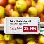 전자가격표시기 디지털 메뉴판 가격표 전자가격표 시스템 단가(단독사용 마트 블루투스 버전 : MJSHOP003