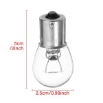 1/10PCS 자동차 할로겐 전구 차례 신호등 역방향 램프 노란색 DC12V 조명 S25 1156 1141 BA15S : 슝아마켓23