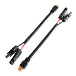 태양광 MC 커넥터 XT60-3 태양광 익스텐션 케이블, 태양광 패널 발전소 연결, 20cm : 리브리브샵