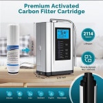 섬유 활성탄 필터 카트리지 알칼리성 물 이온화 용 8000L 정수기 여과 시스템 : 구매스마트
