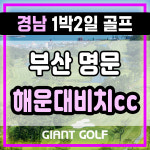 해운대비치cc 부산 명문 오션뷰 리조트 1박2일 골프 패키지 : 자이언트골프 국내해외예약