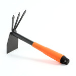 정원타입 호미곡괭이 도구원예 주말농장괭이 삼지창약초 갈퀴분갈이 농기구벌초 용품땅파기 세발두발 납작양날 꽃삽 : 한일토탈문구스토어