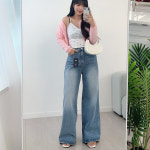 센트 중청 와이드 데님 팬츠 A0329 : 어썸하비