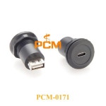 플러시 마운트 USB 20 A 31 C 타입 잭 변환기 하팅 하 포트 라운드 패널 커넥터와 호환 가능 : 링크코드