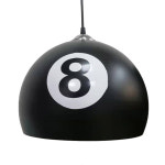 포켓볼 조명 당구장 인테리어 없는 LED 8종 램프 무영등 당구공 라이트 30cm 반구번호등 8호 : 차세대마트