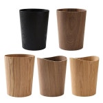 휴지통 나무색 만슈리카 나무 쓰레기통 우드ㅣ650x215mm E22-차콜블랙-펀칭 원목 내추럴 우드 크다 E37-차콜블랙-펀칭 : 트랙나인