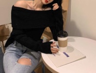 리베라 세련미 오프숄더 데이트룩 : 리 베라