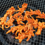 델리퀸 100% 국내산 직화 매콤 무뼈 양념 닭발 매운맛 캠핑음식 400g, 2개 : 델리퀸몰