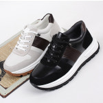 남성 남자 천연가죽 캐주얼 크로커 밴딩끈 슬립온 스니커즈 로퍼 단화 구두 G0024 : 아마르슈