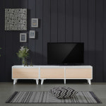 북유럽풍 거실서랍장 인테리어 티비거실장 다용도 거실tv장식장1700 : 김씨가구점