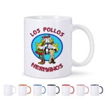 TV 속보 나쁜 머그잔 하이젠베르크 더 나은 전화 사울 프라이드 치킨 가게 Mugen Los Pollos Hermanos 용기 찻그릇 홈 데칼 : 트라이앵글샵