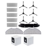 로봇  청소기 예비 부품 액세서리용 롤 브러시 사이드 헤파 필터  천 더스트 백 BOTSLAB S8 플러스 : 링크코드