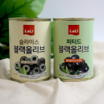 블랙올리브 절임 피자토핑 슬라이스 홀 400g : 미래티에프
