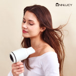 BLDC 에어 블로우 헤어 드라이기 순환모드 음이온 거치대포함 호텔용 여행용 : ANNLUCY