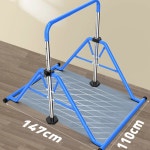 접이식 철봉 그네봉포함 카페 체육 체조링 어린이집 놀이터 놀이기구 베이직 블루 : 지아코니010