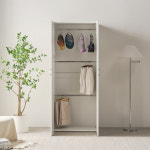 3단 옷봉 긴문 장롱 수납 인테리어 드레스룸 행거 옷걸이 이불장 높은 심플한 원룸장 학생 자녀방 자취 좁은 집 안방 틈새 키높이 소형 장농... 