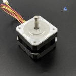 CNC 로봇용  정밀 스테핑 모터 42MM NEMA 17 스텝퍼 18 도 2 상 4선 듀얼 볼 링 37 옴 1개 : 세컨드쇼핑