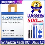 대용량 교체 배터리, 아마존 킨들 KO1 오아시스 1 2 58 000117 500mAh : 글로리25