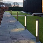 야외 안뜰 램프 잔디 방수 광장 유럽 빌라 현대 정원 풍경보기 : 우신사스토어