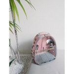 앵무새 가방 백팩 외출 배낭 켄넬 이동장 새장 투명 : 파사파사