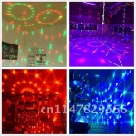 디스코 볼 RGB 파티 조명, DJ LED 프로젝터 스트로브 램프, 생일 자동차 클럽 바 노래방 크리스마스 사운드 활성화 : 모리신사