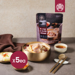 [한촌설렁탕] 더블랙 프리미엄 진 사골도가니탕 5팩 : 한촌설렁탕 공식몰