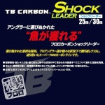 DUEL (듀엘) )프롤로라인 낚시줄 TB CARBON 쇼크리더 라인 낚시라인 낚시도구 고강도 고감도  20Lbs. 30m : 유킨코 샵