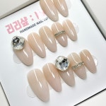 [❤️빠른출고] 누드 클래식 수제네일팁 : 리리샾