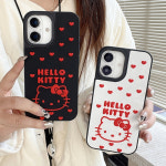 엠보싱 고양이 캐릭터 슬림 소프트 범퍼 케이스 PT-A1431 화이트, 아이폰16 : SK1