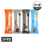 랩노쉬 프로틴 단백쿠키바 4종 24개입 (쿠키앤크림/블랙쿠키/피넛버터/밀크티) 프로틴바 단백질바 식단 간식 : 랩노쉬