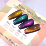 아이스젤 셀프 네일 글리터 자석젤 메테오 별빛네일_스타릿 1660~1663 4종 세트 컬러챠트 카드증정 : 사라센