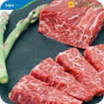 한우 구이 500g 등심 채끝 안심 부채살 나비골농협 나비한우 투쁠 1+등급 2등급 함평 : 나비골농협 하나로마트