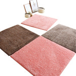 침실 부들부들 인테리어 매트 투톤 핑크 놀이방 cm 러그 장식 도로 카페트 카펫 방지 40X40cm 투톤브라운 : 플라이아이즈